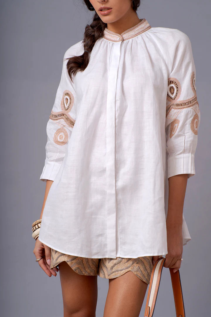 SLAVA EMBROIDERED SHIRT