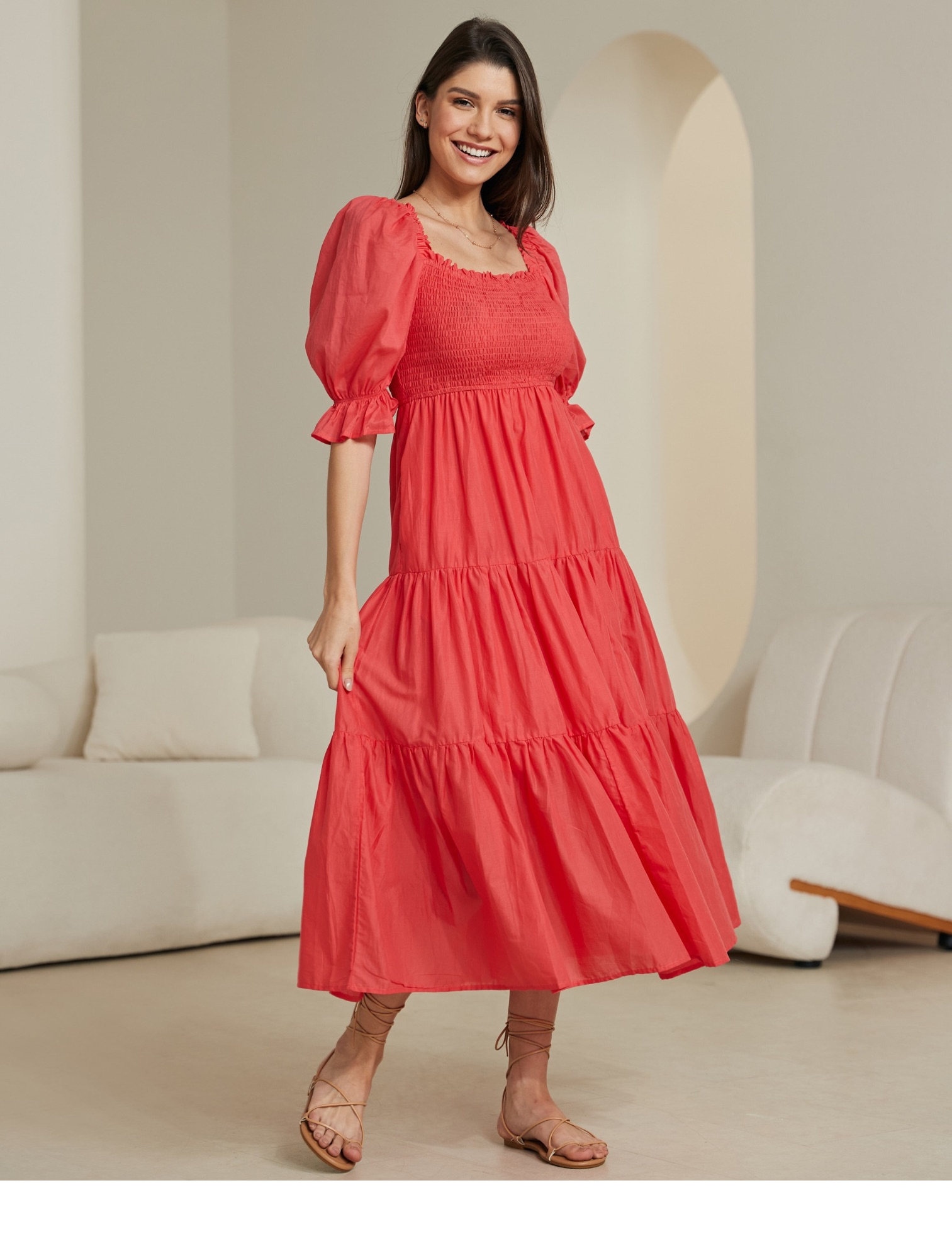 WATERMELON MAXI DRESS