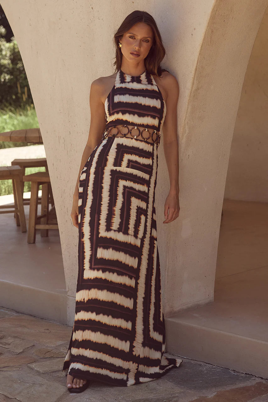 NORIA MAXI DRESS - NORIA PRINT