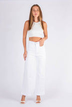 WHITE JEANS PANTS