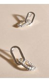DIAMANTE LINK DROP EARINGS