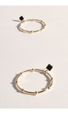 CIRCLE FRONT SATEMENT EARINGS