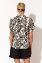LILIAN TROPICS SHORT SLEEVE SHIRT (PRINT)