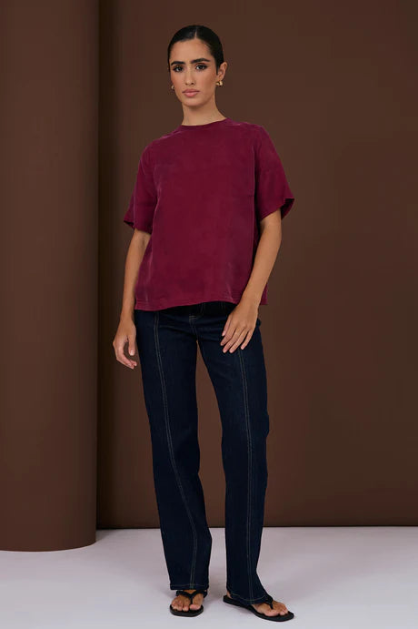 BLAIRE STRAIGHT LEG JEAN (Dark Denim)