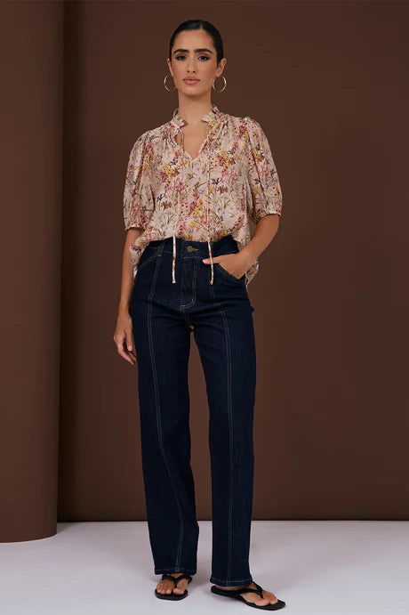 BLAIRE STRAIGHT LEG JEAN (Dark Denim)