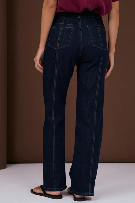 BLAIRE STRAIGHT LEG JEAN (Dark Denim)
