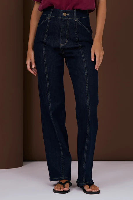 BLAIRE STRAIGHT LEG JEAN (Dark Denim)