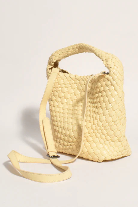 REMI WOVEN MINI BAG (LEMON)