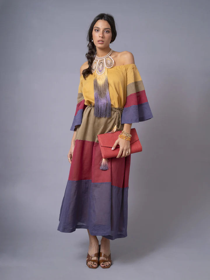 CLEMENTINE OFF-SHOULDER DRESS