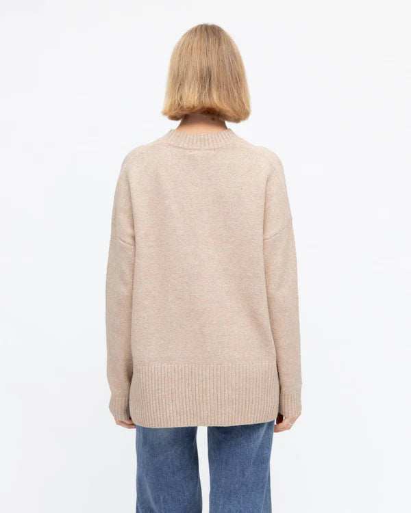CREW NECK KNIT JUMPER