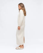 CABLE KNIT CO-ORD FUNNEL NECK KNIT JUMPER