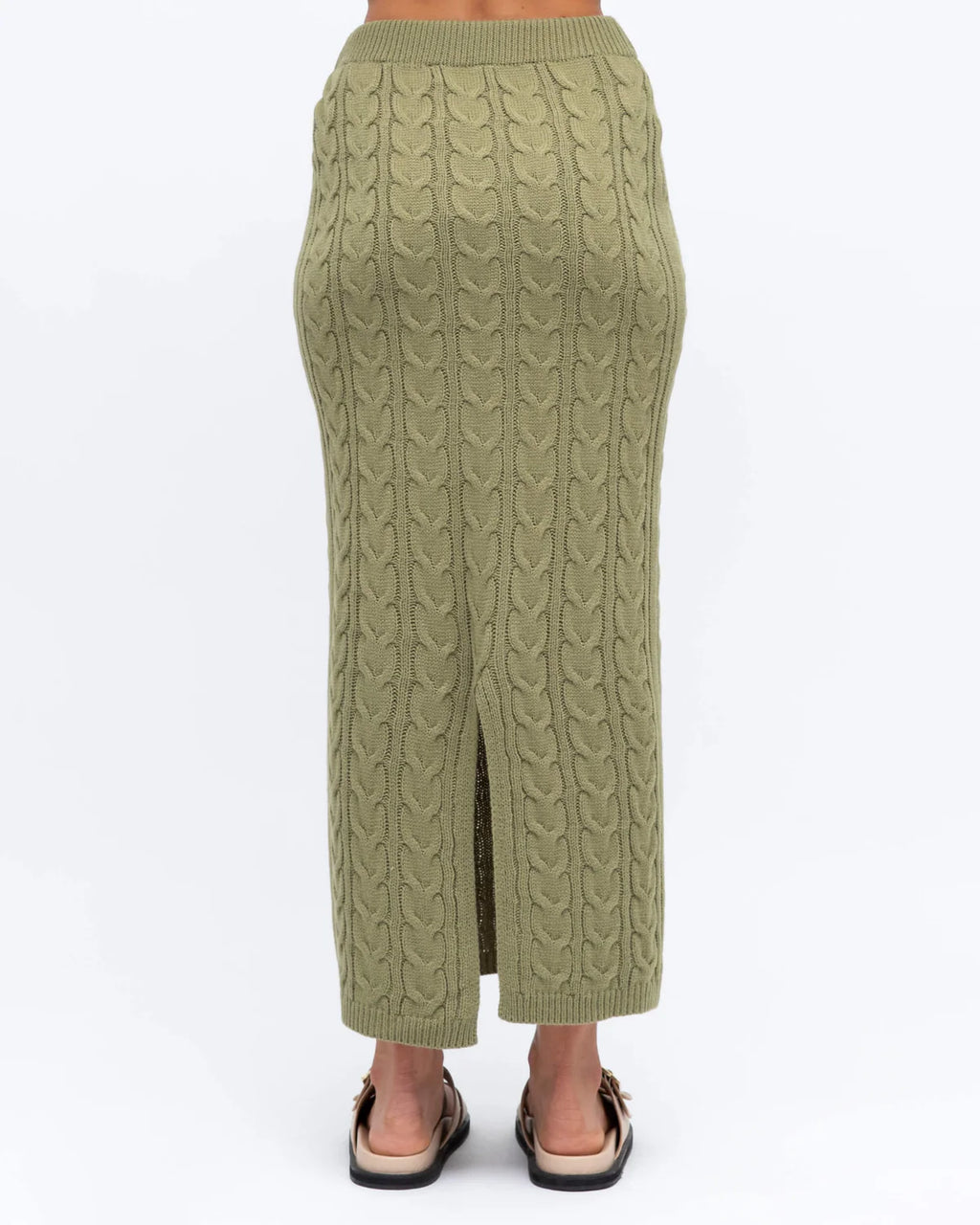 CABLE KNIT CO-ORD MIDI SKIRT