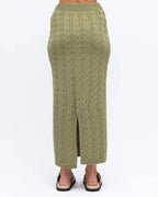 CABLE KNIT CO-ORD MIDI SKIRT
