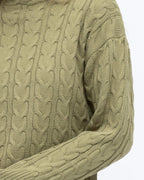 CABLE KNIT CO-ORD FUNNEL NECK KNIT JUMPER