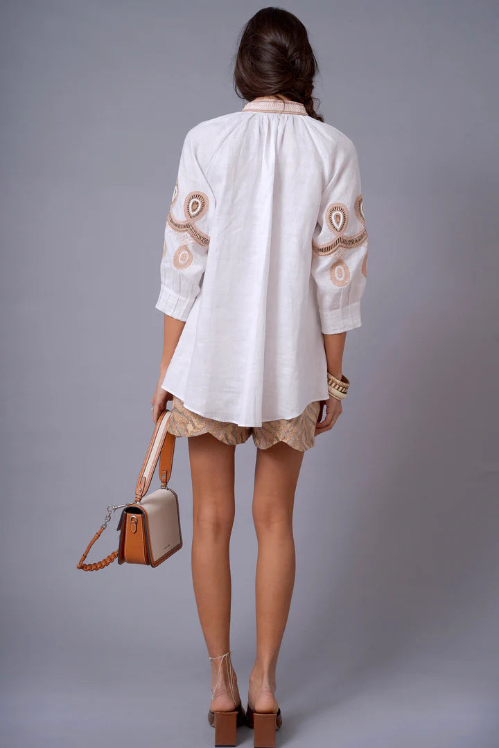 SLAVA EMBROIDERED SHIRT