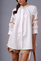 SLAVA EMBROIDERED SHIRT