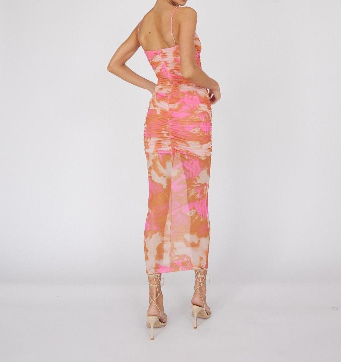 MESH MIDAXI DRESS