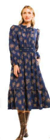 MANDALA DRESS (Indigo)
