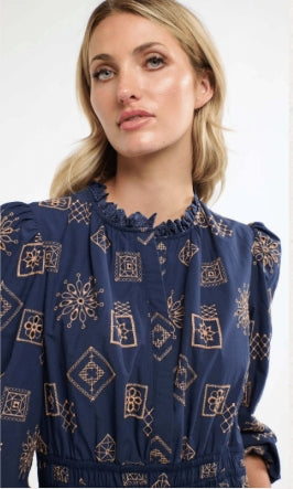 MANDALA DRESS (Indigo)