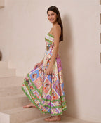 BE MY DRAGON MAXI RIC RAC DRESS
