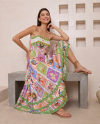 BE MY DRAGON MAXI RIC RAC DRESS