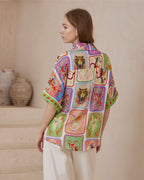 BE MY DRAGON BUTTON UP SHIRT