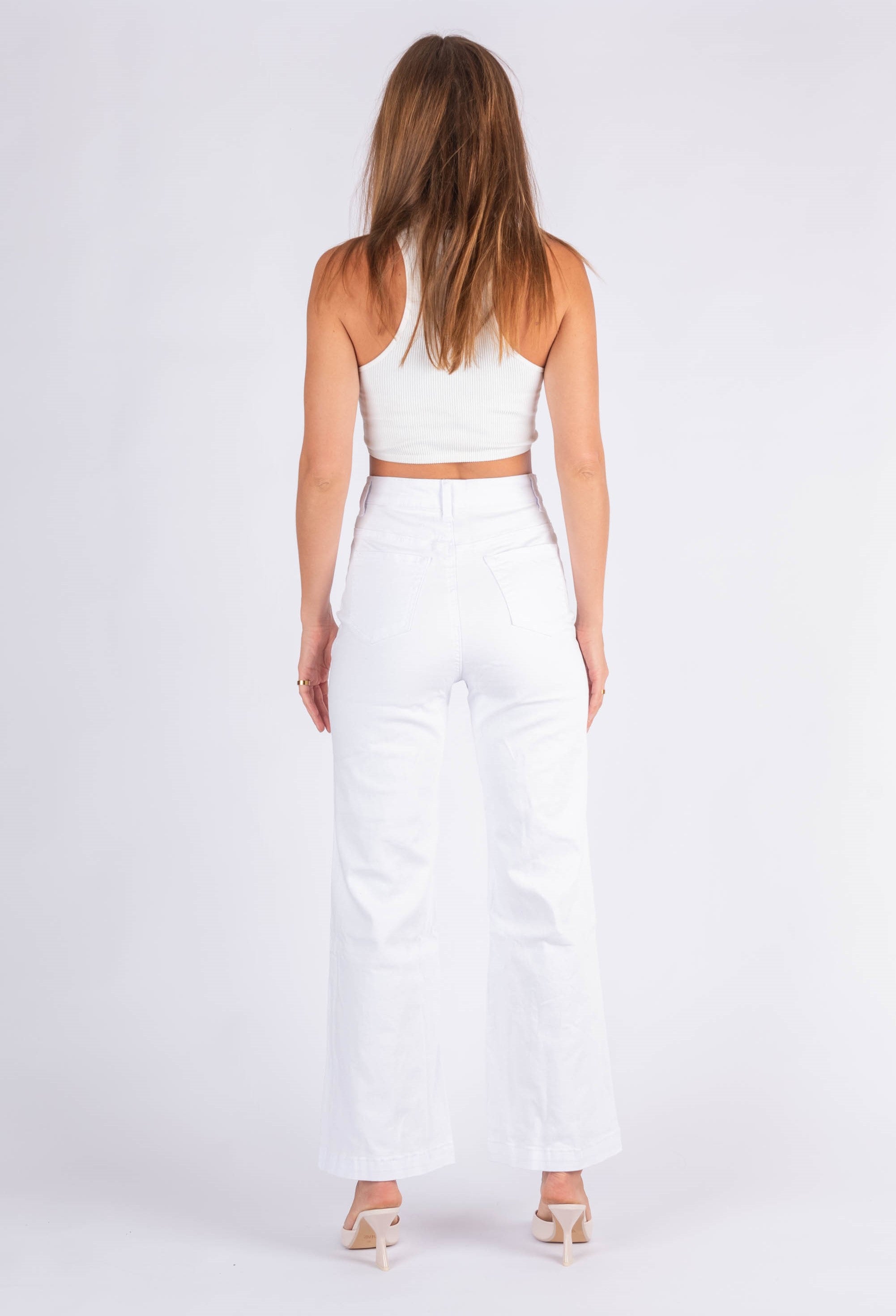 WHITE JEANS PANTS