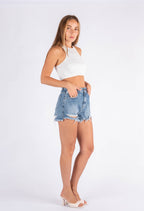 DENIM SHORTS