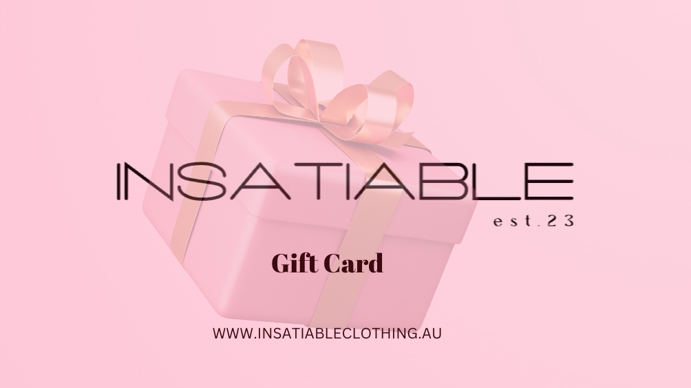INSATIABLE CLOTHING Gift Card