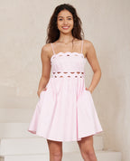 DUSTY PINK MINI DRESS