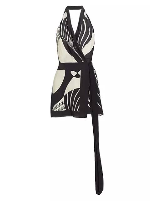 ABSTRACT MINI DRESS