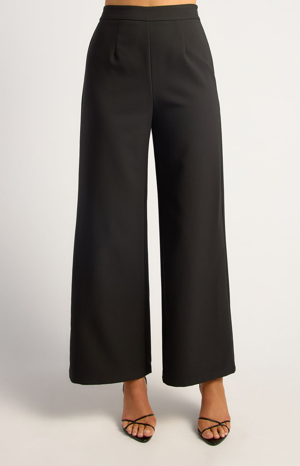 Pleated Bodice Asymmetric Top And Pants Set