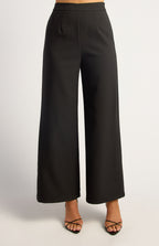 Pleated Bodice Asymmetric Top And Pants Set