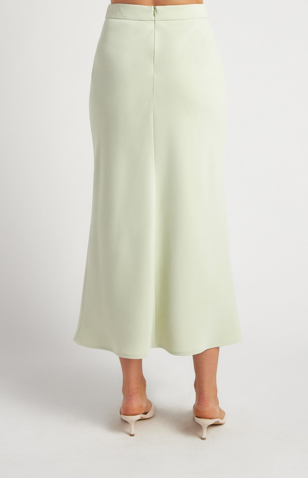 BELLA PISTACHIO VEST AND SKIRT SET