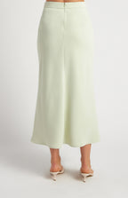 BELLA PISTACHIO VEST AND SKIRT SET