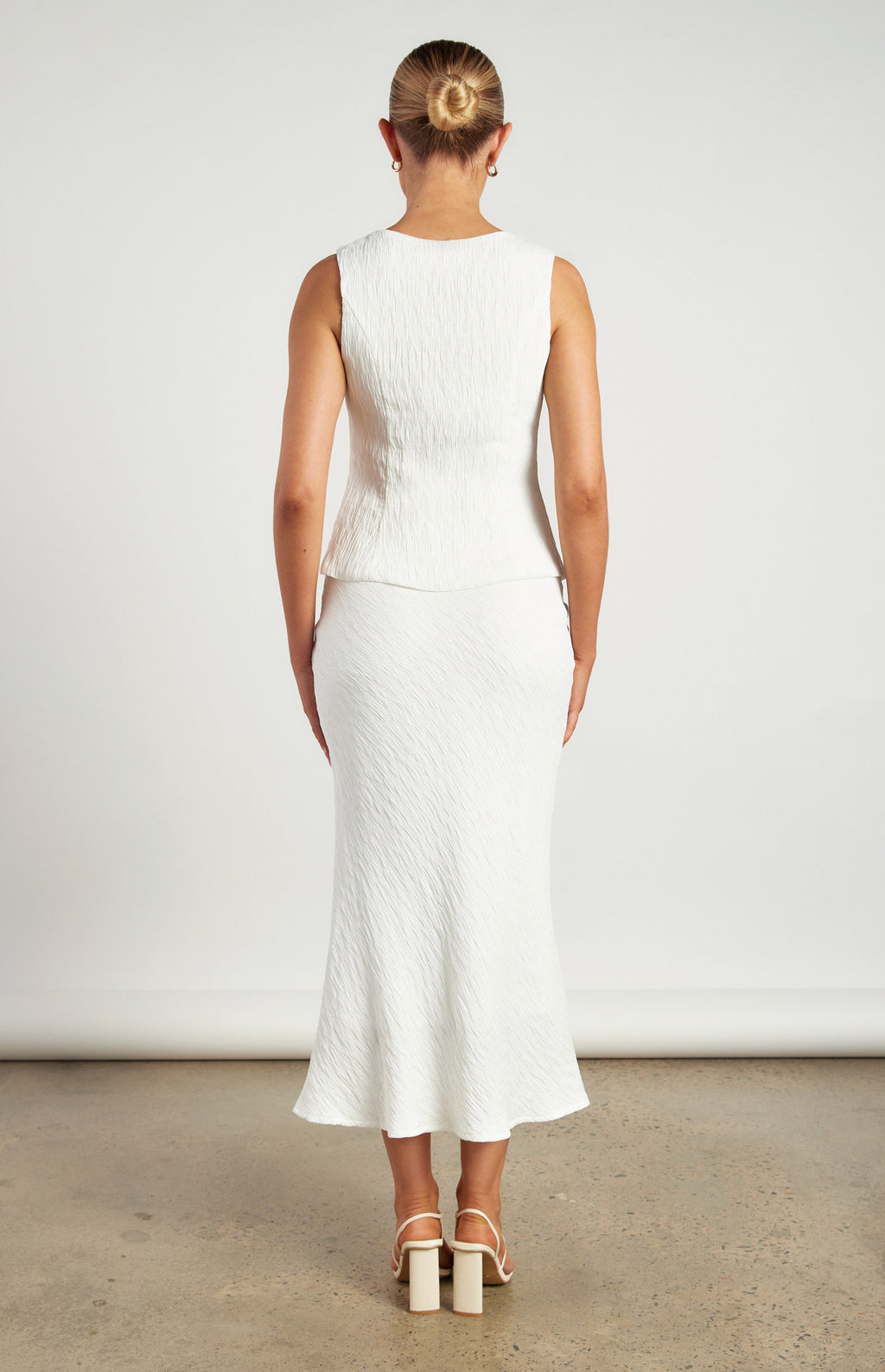 MARLEY VEST AND SKIRT SET