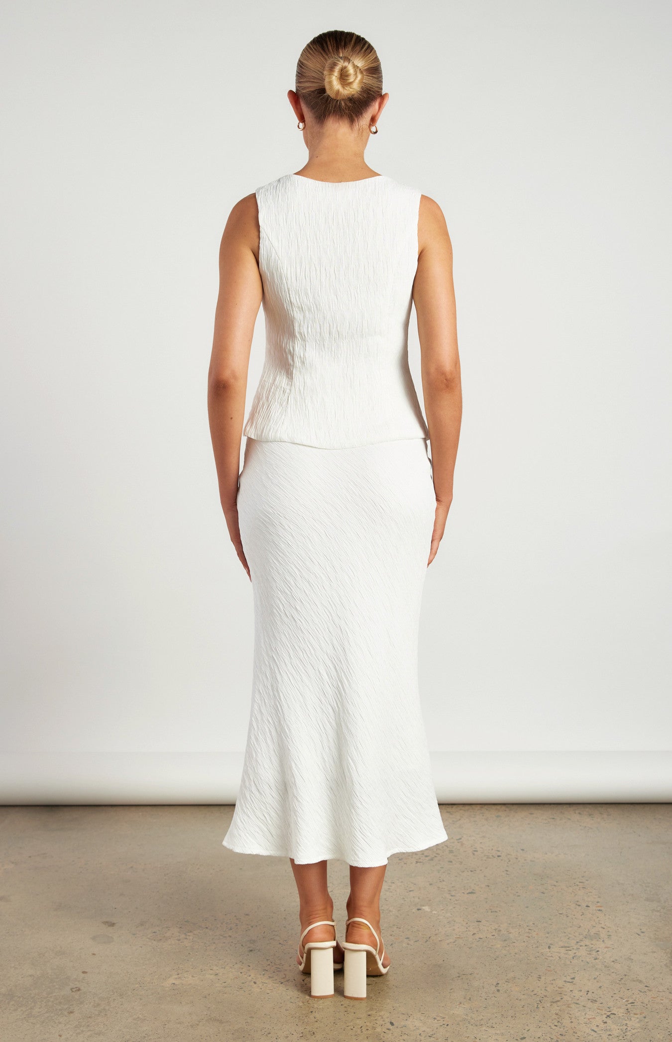 MARLEY VEST AND SKIRT SET